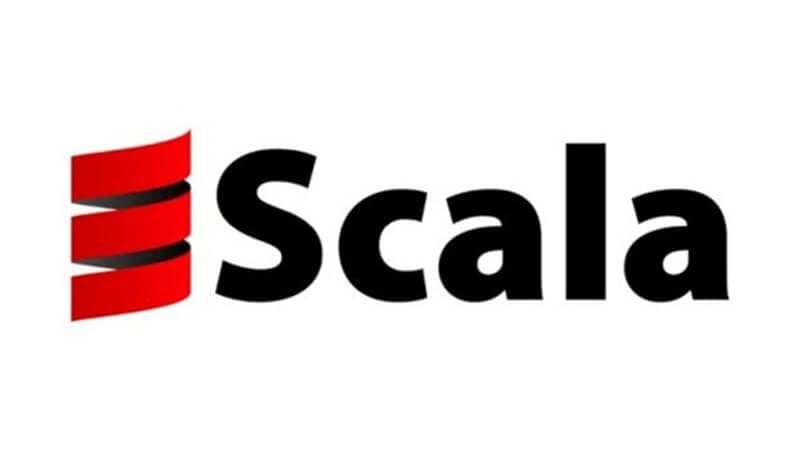 Logomarca do Scala, uma das linguagens de programação para Ciência de Dados.