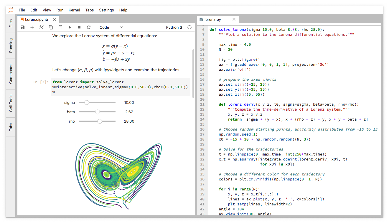 visualização do jupyter notebook