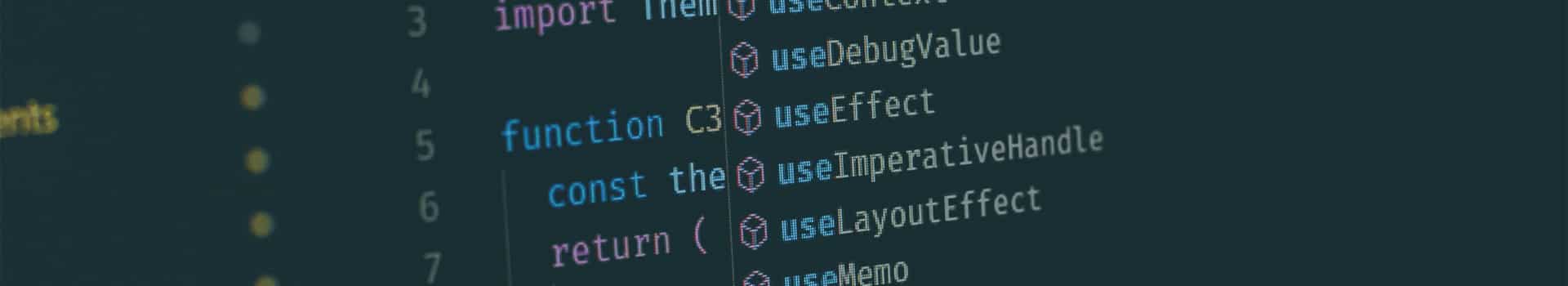 Tela de editor de código exibindo código de programação, representando o desenvolvimento web e conceitos aplicáveis ao back-end PHP.
